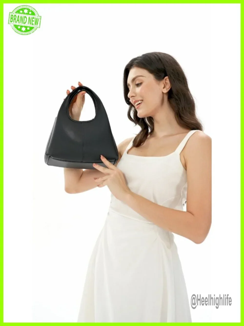 Faux Leather Hobo Satchel Crossbody Bag Top Handle Handbag